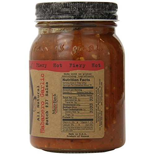Pain Is Good- Habanero Garlic Salsa - 15.5 Ounces- Made In Usa W