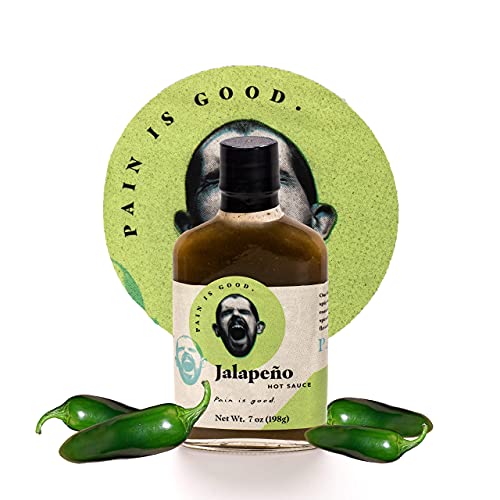 Pain Is Good - Jalapeno Pepper Hot Sauce - 7Oz Bottle - Made In
