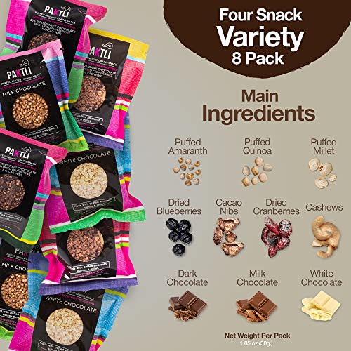 Paktli Foods Organic Chocolate Puffed Ancient Grains Variety Pac...
