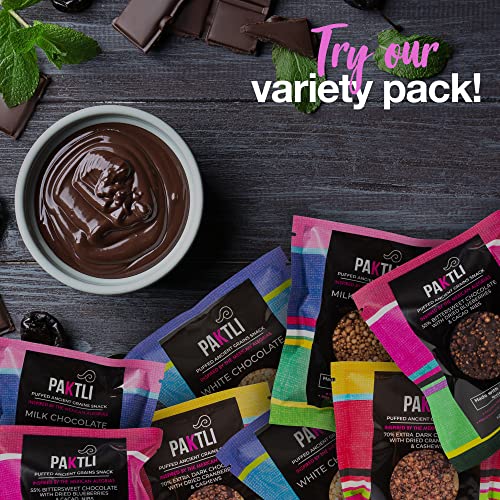 Paktli Foods Organic Chocolate Puffed Ancient Grains Variety Pac...