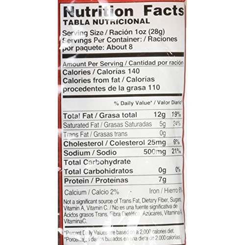 Chorizo Autentico Mild By Palacios. Imported From Spain. 7.9 Ounce