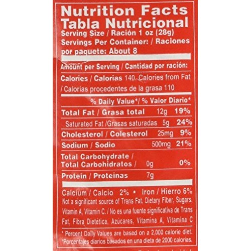 Palacios Spanish Hot Picante Chorizo 7.9 Ounce., Red