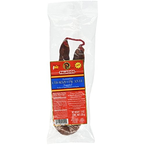 Palacios Spanish Hot Picante Chorizo 7.9 Ounce., Red