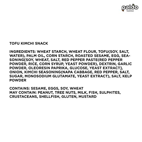 Paldo Fun &Amp; Yum Tofu Kimchi Snack Crackers Chips By Mr. Kimchi,