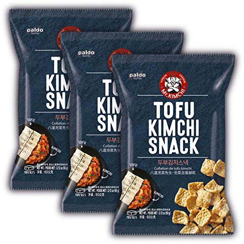 Paldo Fun &Amp; Yum Tofu Kimchi Snack Crackers Chips By Mr. Kimchi,