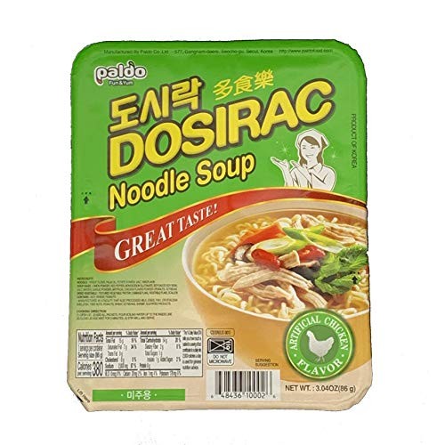 Paldo Dosirac Oriental Style Noodle, Chicken Flavour, 3.04 Oz 1