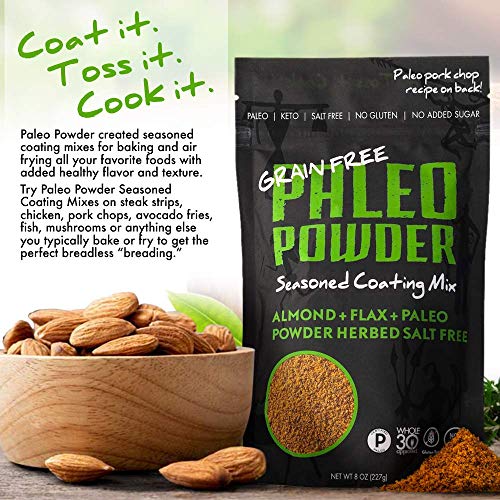 Paleo Powder Almond, Flax, Paleo Herbed Salt Free Breading Mix