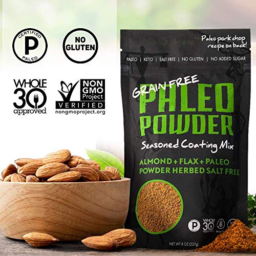 Paleo Powder Almond, Flax, Paleo Herbed Salt Free Breading Mix