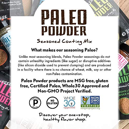 Paleo Powder Almond, Flax, Paleo Herbed Salt Free Breading Mix