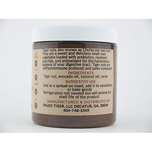 Paleo Tiger Tiger Nut Buttercarob 8 Ounces , Aip And Paleo Com