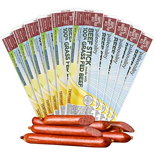 Paleovalley: 100% Grass Fed Beef Sticks - Organic Paleo And Keto