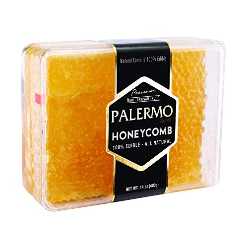 Palermo Honeycomb 100% Edible, All-Natural, Gourmet Raw Honeycom
