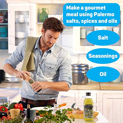 Palermo Grape Infused Violet Sea Salt With Grinder, Kosher, All