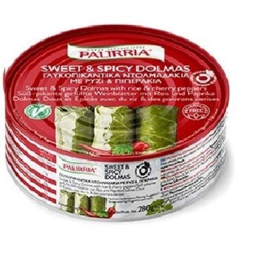 Palirria Stuffed Vine Leaves Sweet &Amp; Spicy Dolmas Pack Of 1