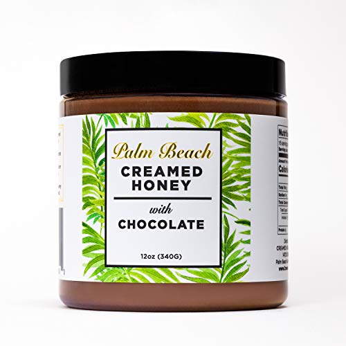 Palm Beach Creamed Honey With Chocolate, Naturally Flavored Hone