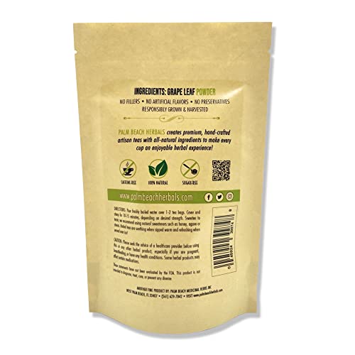 Grape Leaf Tea - Pure Herbal Tea Series by Palm Beach Herbals 3...