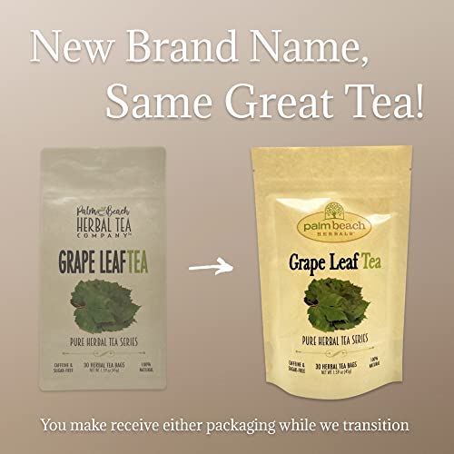 Grape Leaf Tea - Pure Herbal Tea Series by Palm Beach Herbals 3...