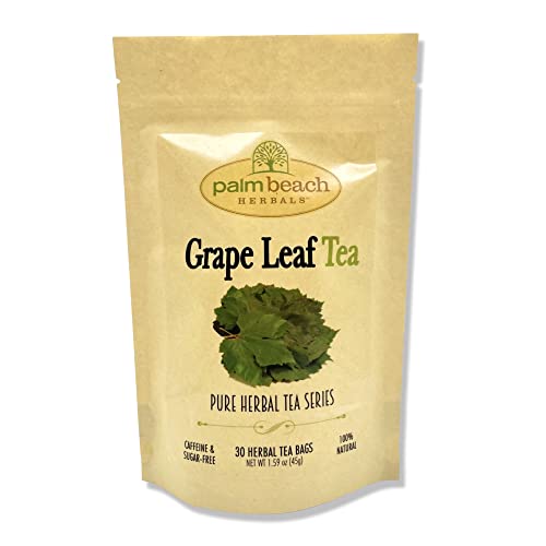 Grape Leaf Tea - Pure Herbal Tea Series by Palm Beach Herbals 3...