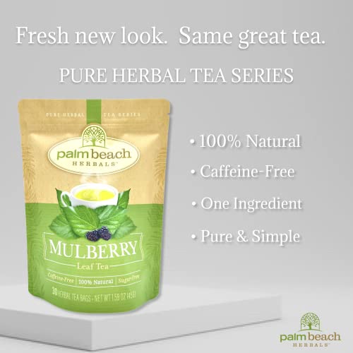 Mulberry Leaf Tea - Pure Herbal Tea Series by Palm Beach Herbals...