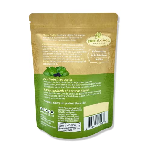 Mulberry Leaf Tea - Pure Herbal Tea Series by Palm Beach Herbals...