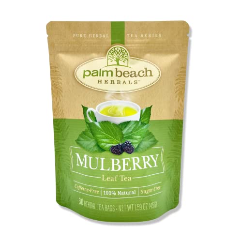 Mulberry Leaf Tea - Pure Herbal Tea Series by Palm Beach Herbals...