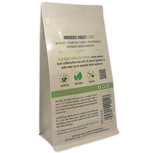 Parsley Leaf Tea - Pure Herbal Tea Series By Palm Beach Herbal T