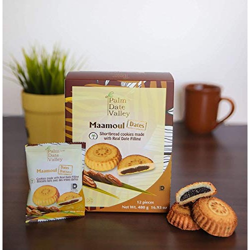 Palm Date Valley Maamoul Shortbread Cookies Made With Real Date