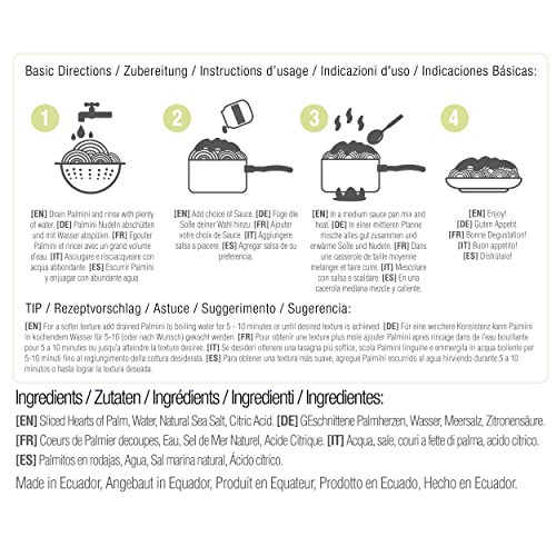 Palmini Low Carb Linguine | 4G Of Carbs | As Seen On Shark Tank