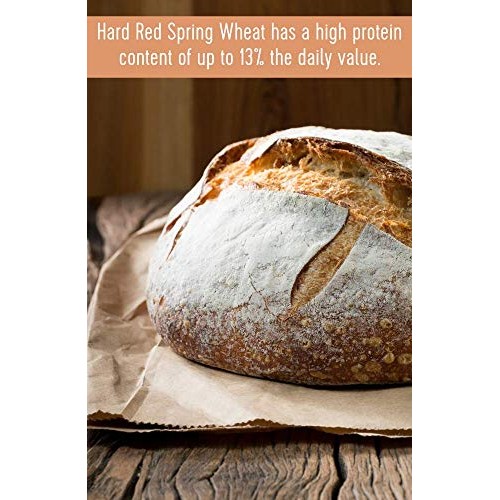 Hard Red Spring Wheat Berries • Non-Gmo Project Verified • 5 Lbs