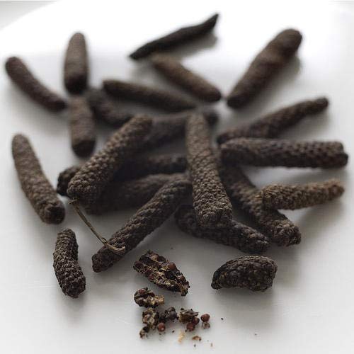Pam Herbals Indian Long Pepper Whole Pippali | 3.5Oz Resealable
