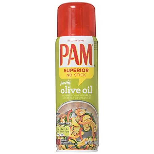 Pam No-Stick Cooking Spray - Purely Olive Oil - Superior No Stic