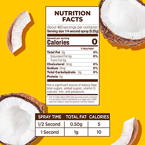 Pam Cooking Spray, Coconut, 5 Fl Oz