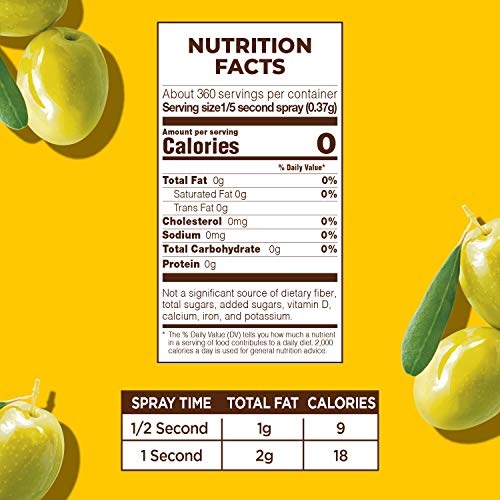 Pam Cooking Spray, Organic Olive Oil, 5 Fl Oz