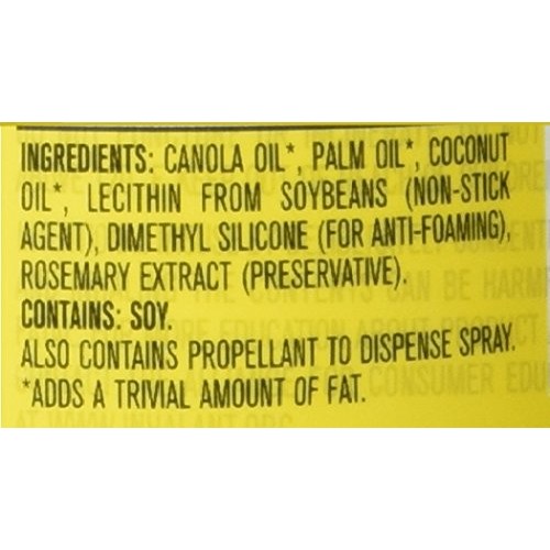 Pam No-Stick Cooking Spray Cans, 16 Ounce, 2 Pack