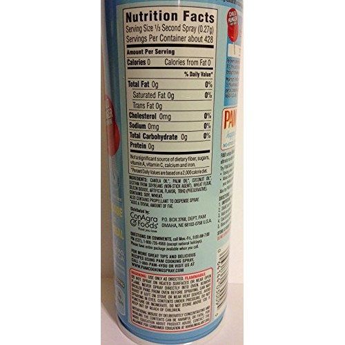 Pam NoStick Cooking Spray Happy Baking With Flour