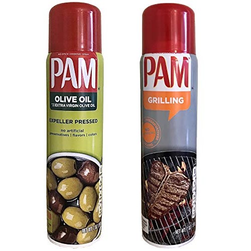 Pam Non-Stick Cooking Spray Set - Pam Extra Virgin Olive Oil And