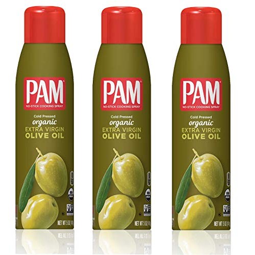 Pam Organic Olive Oil Cooking Spray 5Oz Can Pack Of 3