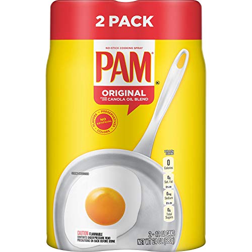 Pam Original No-Stick Cooking Spray, 12 Oz., Can, 2 Ct.