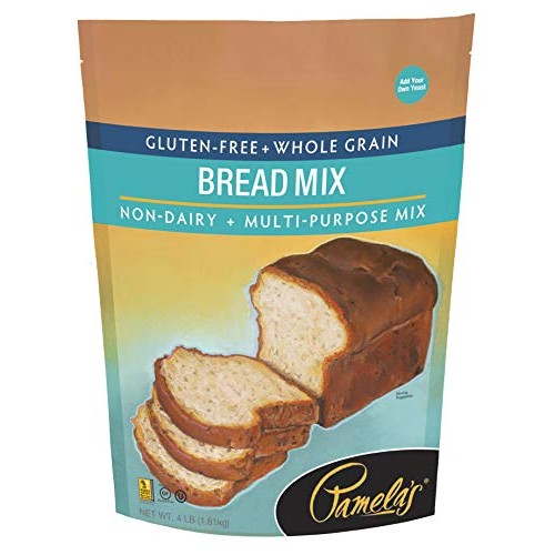 Pamelas Products Gluten-Free Bread Mix, 4-Pound Bags Pack Of 3