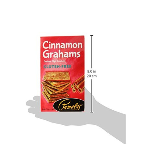 Pamelas Products Grahams Style Crackers Cinnamon, 7.5 Ounce