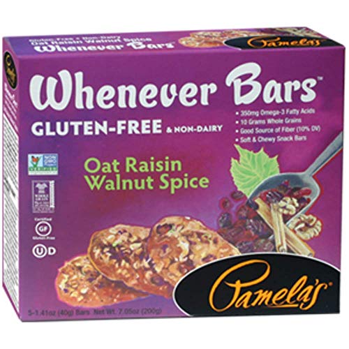 Pamelas Products Whenever Bars Oat Raisin Walnut Spice, 1.41-Ou