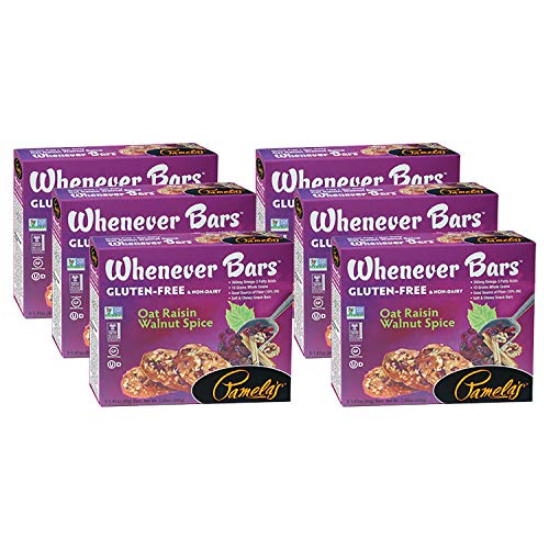Pamelas Products Whenever Bars Oat Raisin Walnut Spice, 1.41-Ou