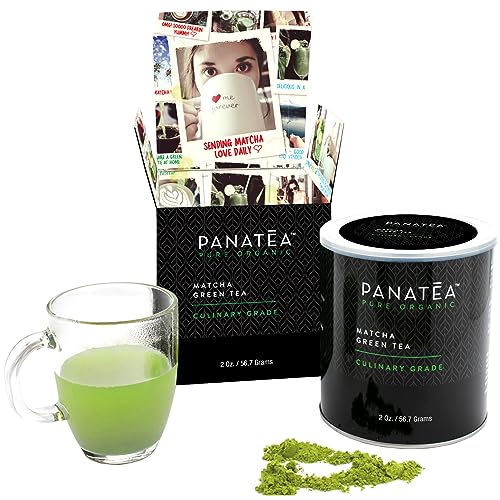 PANATEA Certified Organic Matcha Green Tea Powder | 100% Pure Pr...