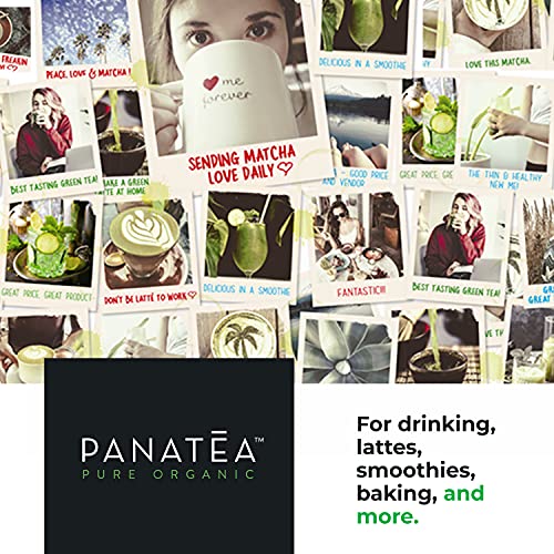 PANATEA Certified Organic Matcha Green Tea Powder | 100% Pure Pr...