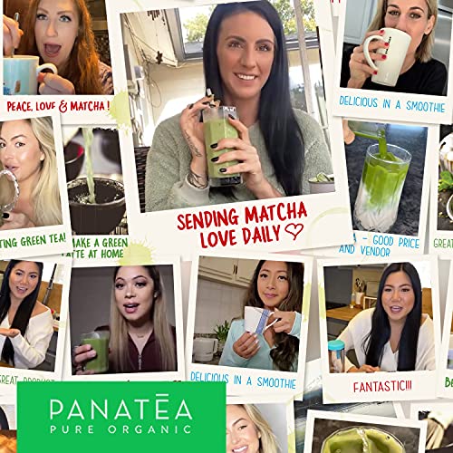 PANATEA Certified Organic Matcha Green Tea Powder | 100% Pure Pr...