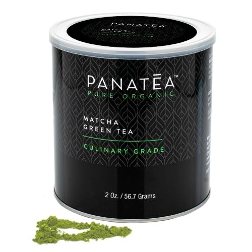 PANATEA Certified Organic Matcha Green Tea Powder | 100% Pure Pr...