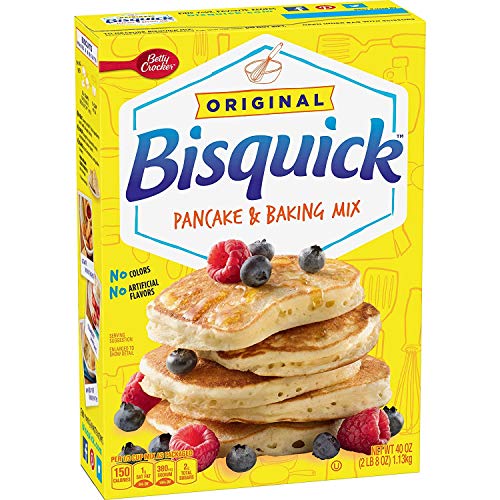 Betty Crocker Bisquick Pancake And Baking Mix, 40 Oz, Pack Of 2
