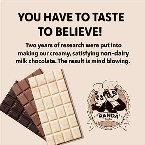 Panda Chocolate 2-Pack Creamy Dairy Free Milk Chocolate Bar | 10