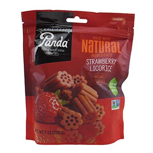 Panda All Natural Licorice Chews Strawberry Pack Of 2