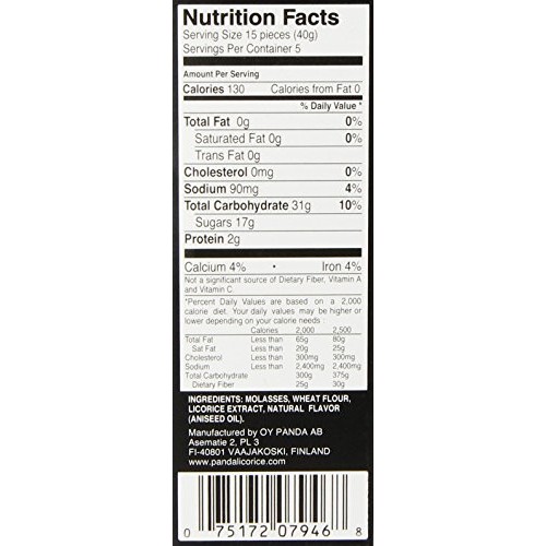 Panda Licorice, Licorice Chews, 7-Ounce Bags Pack Of 12